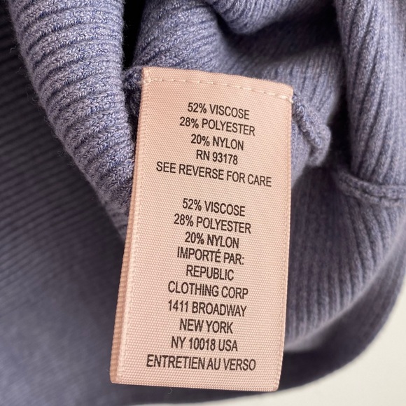 Philosophy Womens Viscose Blend Long Sleeve Poncho, Purple, Size 1X - Picture 5 of 8